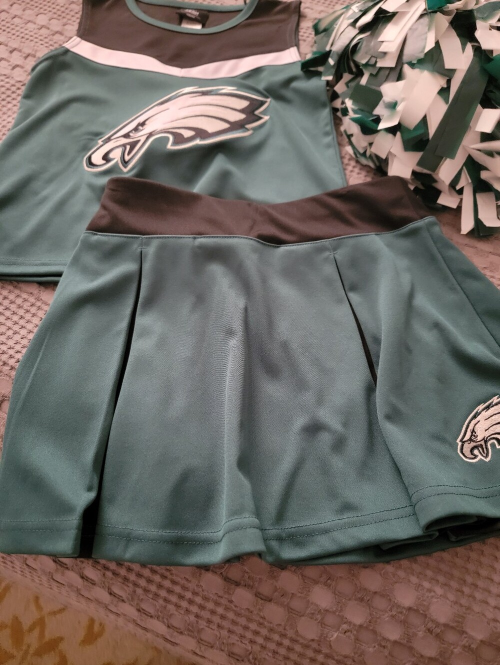 Girls  Cheerleader Set Philadelphia Eagles